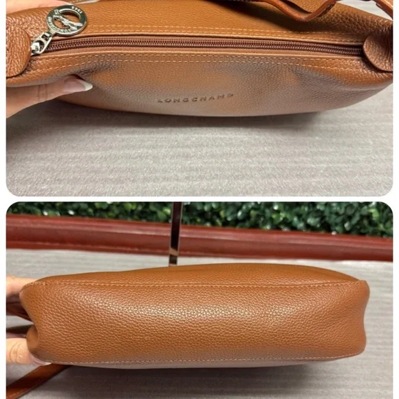 Longchamp Tan Shoulder Bag with Elegant Design - Picture 5 of 9